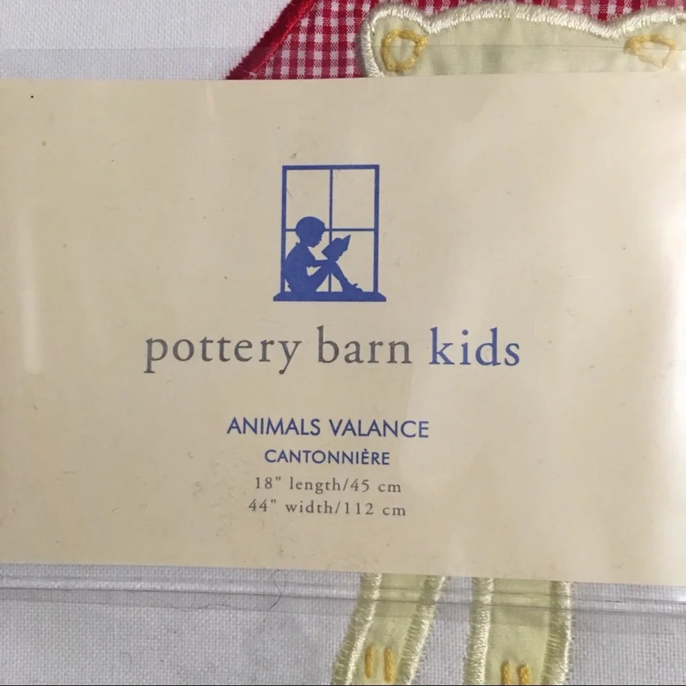 Pottery Barn Kids Animal Valances